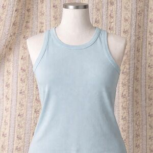 Lands' End Women's Soft Blue Tank Top